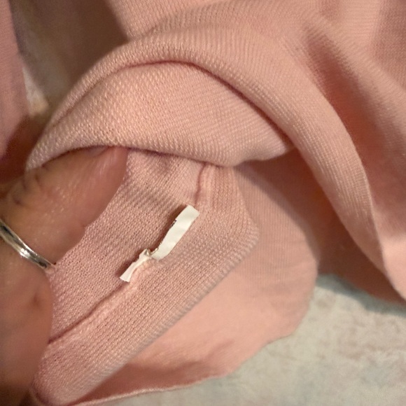 Tory Burch Kimberly merino wool sweater featuring embellished flare cuffs.  S/P - Picture 8 of 9